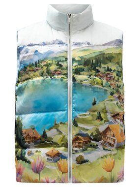 Sleep No More Silk Sleeveless Jacket Tag Size S Men